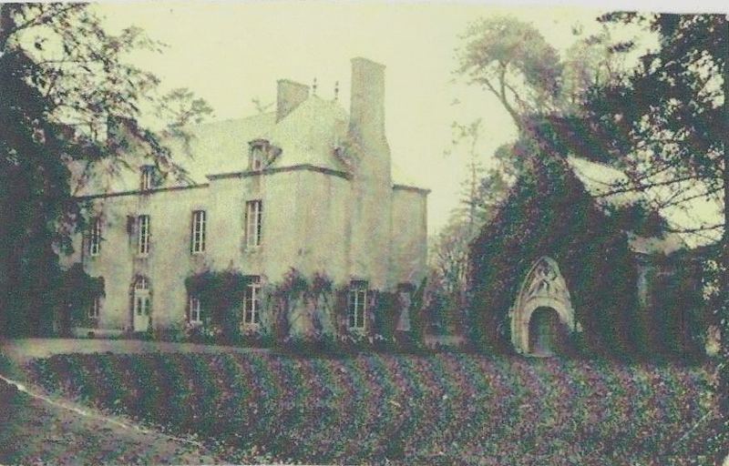 La malouinière et la chapelle dans les années 1920